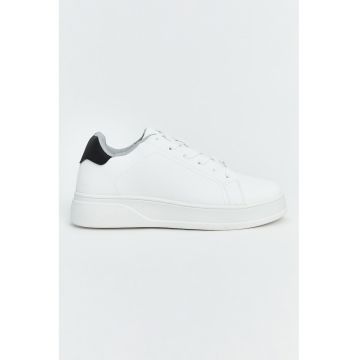 Pantofi sport low-cut de piele ecologica
