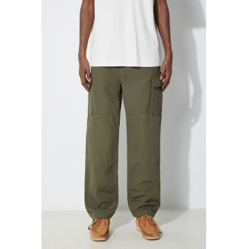 Stan Ray pantaloni de bumbac Cargo Pant culoarea verde, cu fason cargo, CE2404263