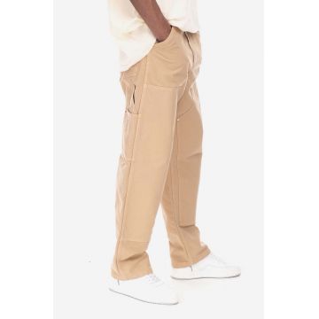 Stan Ray pantaloni de bumbac culoarea bej, drept SS23026KHA-KHA