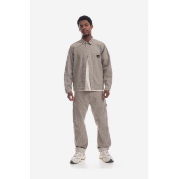 Stan Ray pantaloni de bumbac Stan Ray OG Painter SS23021DUS culoarea bej, drept SS23021DUS-DUS