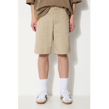 Stan Ray pantaloni scurti din bumbac Fatigue culoarea bej, SS19-5500