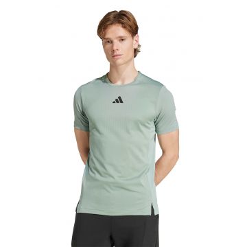 Tricou cambrat cu logo - pentru antrenament