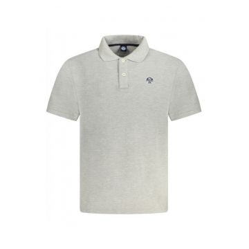 Tricou polo barbati - cu mini logo brodat - Regular fit -