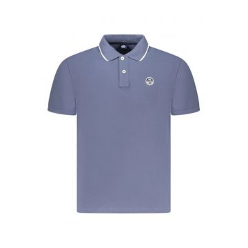 Tricou polo barbati - cu mini logo brodat si detalii pe guler - Regular fit -
