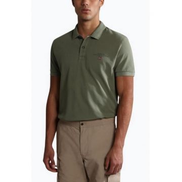 Tricou polo barbati din bumbac Elbas cu croiala Regular Fit -