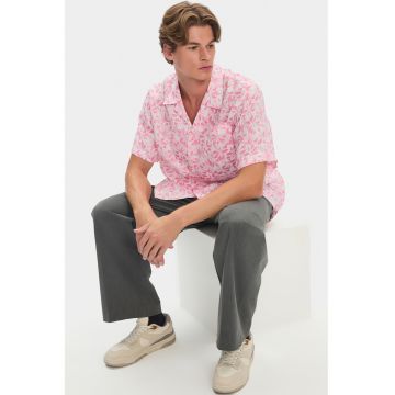 Camasa lejera de in cu model floral