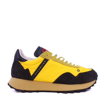 Pantofi bărbați JOHN RICHMOND galbeni din piele și textil 2269BP27320G