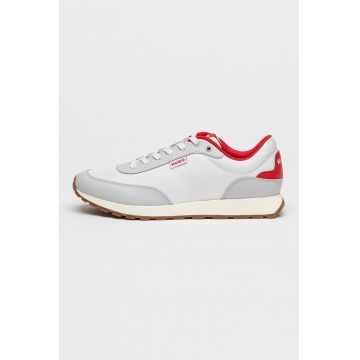 Pantofi sport din material textil cu insertii din piele ecologica Icelin
