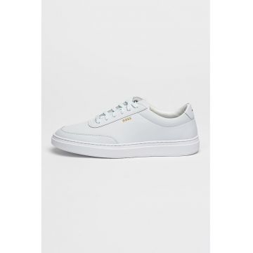 Pantofi sport din piele cu detaliu cu logo discret