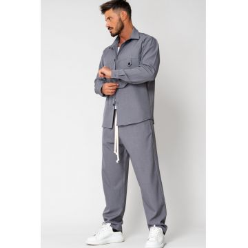 Set camasa si pantalon lung Grey 15431