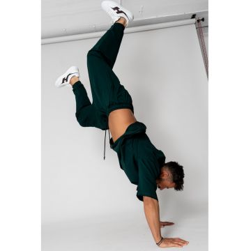 Set Flex Tricou Oversized si pantalon Baggy Bottle Green 15428