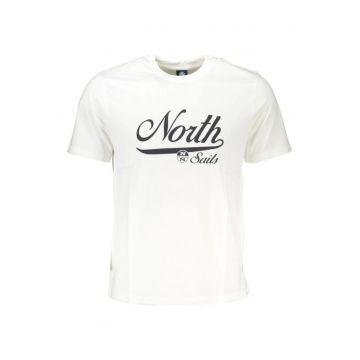 Tricou barbati - cu imprimeu cu logo -