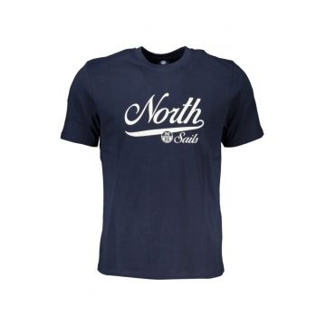 Tricou barbati - cu imprimeu cu logo -
