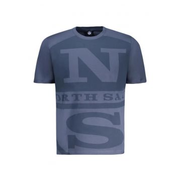 Tricou barbati - cu imprimeu cu logo - Regular fit -