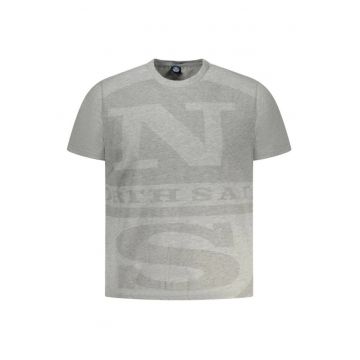 Tricou barbati - cu imprimeu cu logo - Regular fit -
