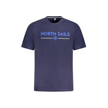 Tricou barbati cu maneca scurta - cu imprimeu cu logo - Regular fit -
