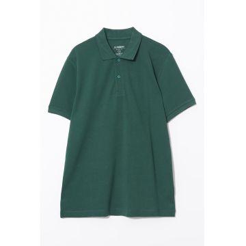 Tricou polo din bumbac pique