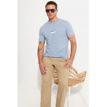 Tricou slim fit din amestec de bumbac