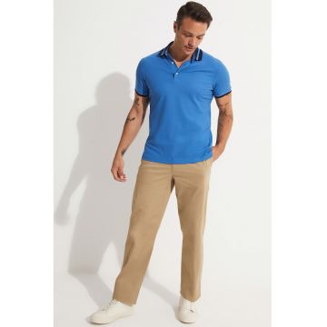 Tricou slim fit polo de bumbac pique