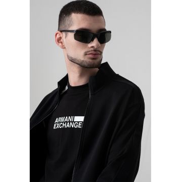 Bluza de trening din bumbac cu fermoar