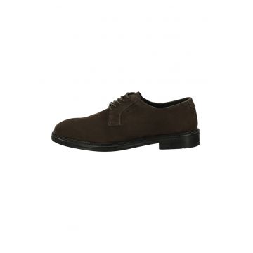 Pantofi derby de piele intoarsa Bidford