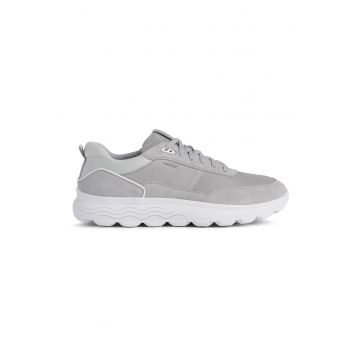 Pantofi sport cu garnituri din piele intoarsa