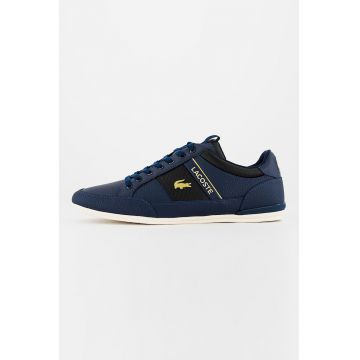 Pantofi sport de piele si piele ecologica - cu logo