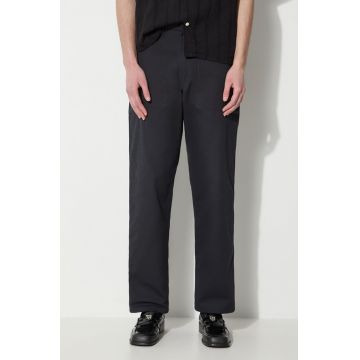Stan Ray pantaloni de bumbac 1100 Og Loose Fatigue culoarea negru, drept, 1108