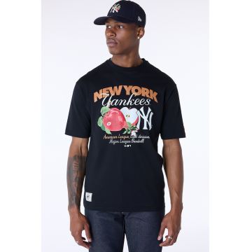 Tricou de bumbac cu imprimeu grafic si text