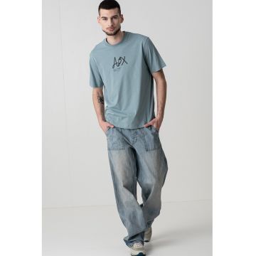 Tricou din bumbac cu imprimeu logo