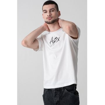 Tricou din bumbac cu imprimeu logo