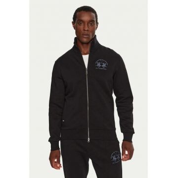 Bluza sport pentru barbati cu fermoar  ZMF301 Negru