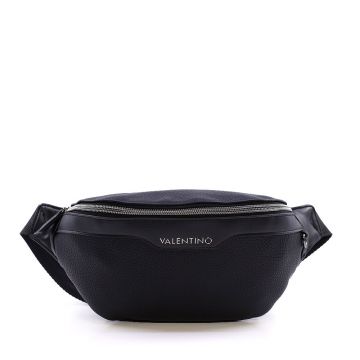 Borsetă bărbați Valentino neagră cu logo frontal 1989bgea7o908n