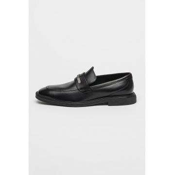 Pantofi loafer din piele cu model uni Gryff