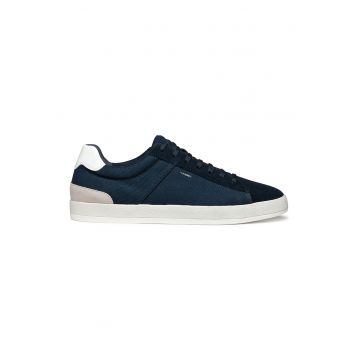 Pantofi sport cu detalii de piele intoarsa