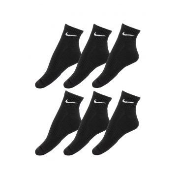 Set de sosete pana la glezna - pentru fitness Everyday - 6 perechi - Negru