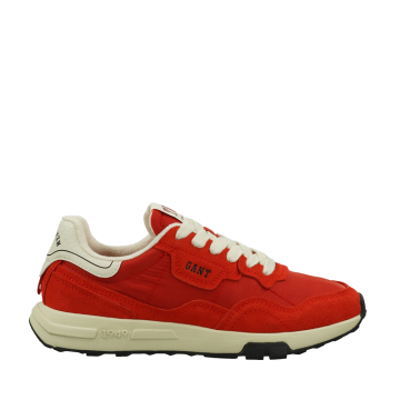 Sneakers bărbați Gant Youtron roșii din piele întoarsă și textil  1749BP633916VR