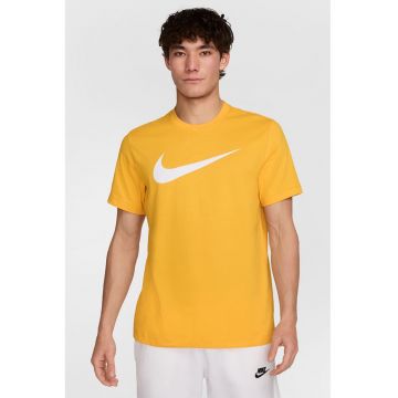 Tricou cu imprimeu logo Sportswear Swoosh - Alb/Galben