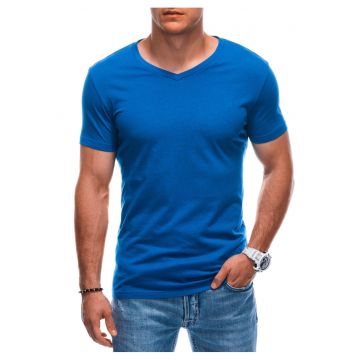 Tricou din bumbac cu decolteu in V