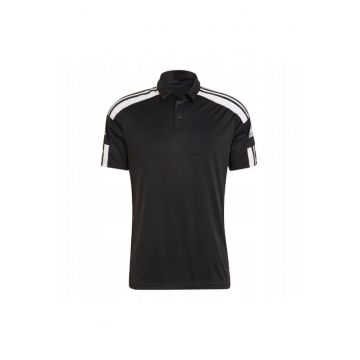 Tricou polo pentru barbati -  Poliester - Negru/Alb