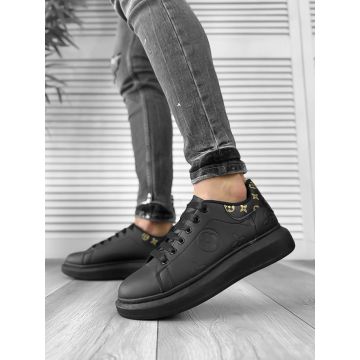 Adidasi barbati casual negri 55771 T50-4