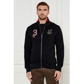 Bluza sport pentru barbati cu fermoar  ZMF316