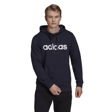 Hanorac regular fit cu imprimeu logo contrastant Essentials