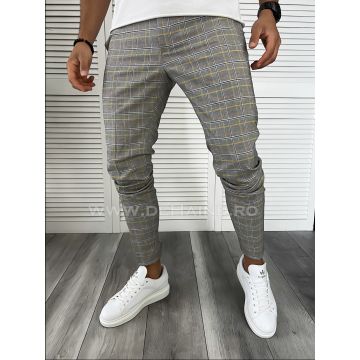 Pantaloni barbati casual in carouri B8010 P18-4.1