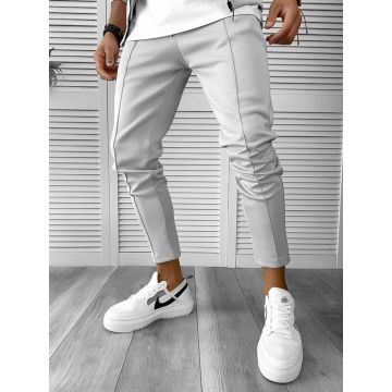 Pantaloni de trening barbati gri deschis  cu defect DEF702 D2-5.1