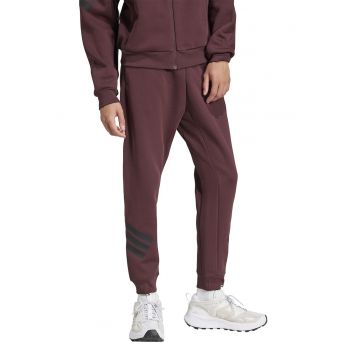 Pantaloni de trening din amestec de bumbac cu croiala conica