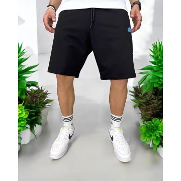 Pantaloni de trening scurti  negri  cu imprimeu Y240  N6-3.3