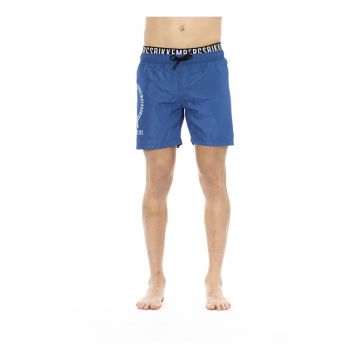 Pantaloni scurti de baie cu imprimeu logo