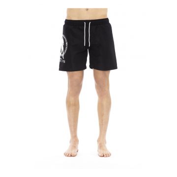 Pantaloni scurti de baie cu imprimeu logo