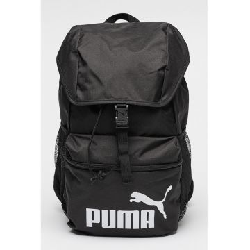 Rucsac cu imprimeu logo supradimensionat Phase - Negru/Alb optic